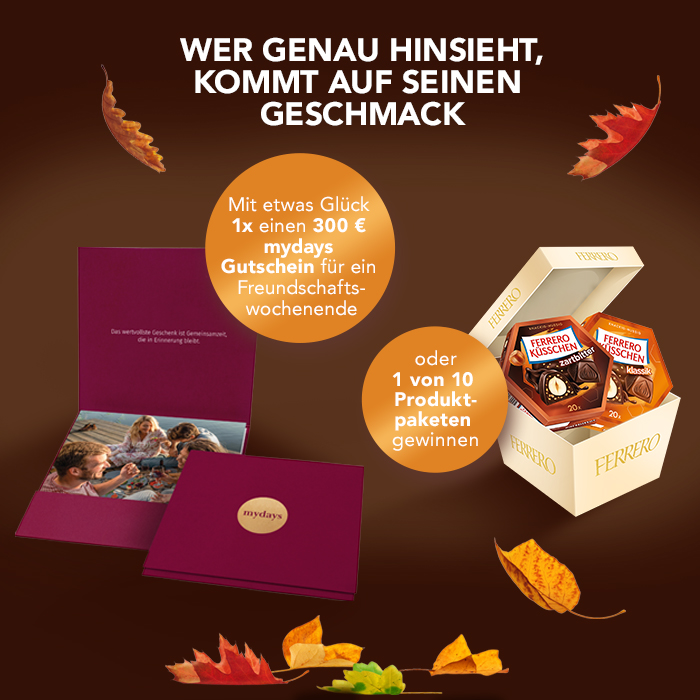 Mach mit beim Ferrero Gewinnspiel