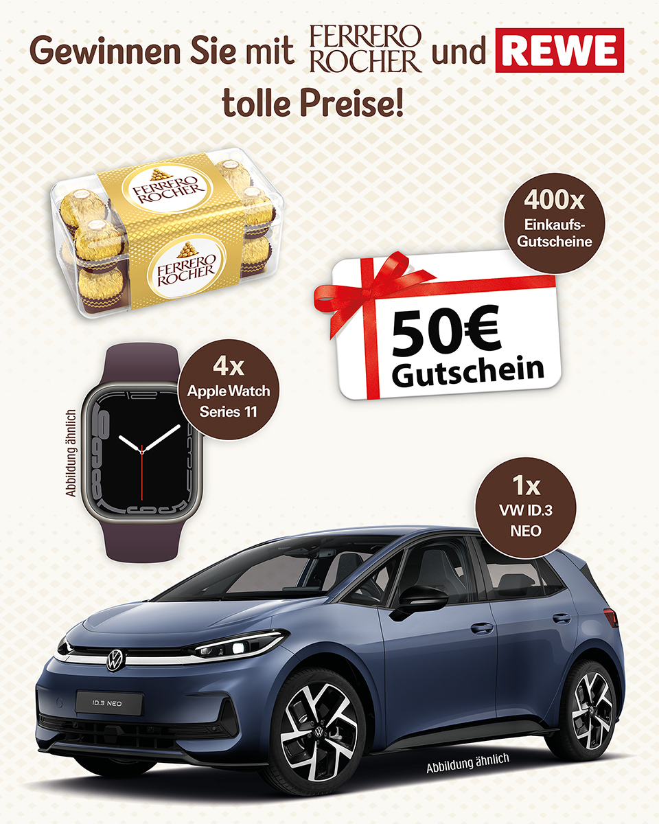 Ferrero Gewinnspiel mit Rewe