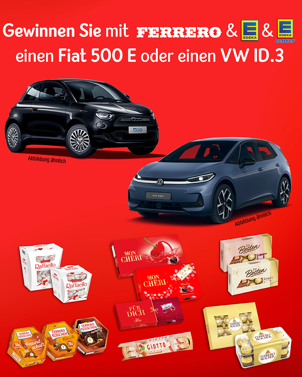 Ferrero Gewinnspiel mit Edeka