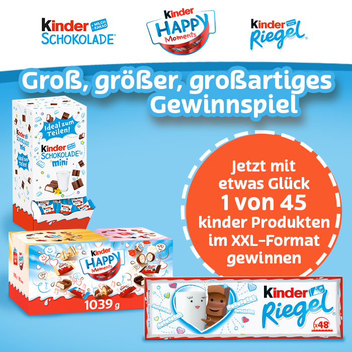 Mach mit beim Ferrero Gewinnspiel