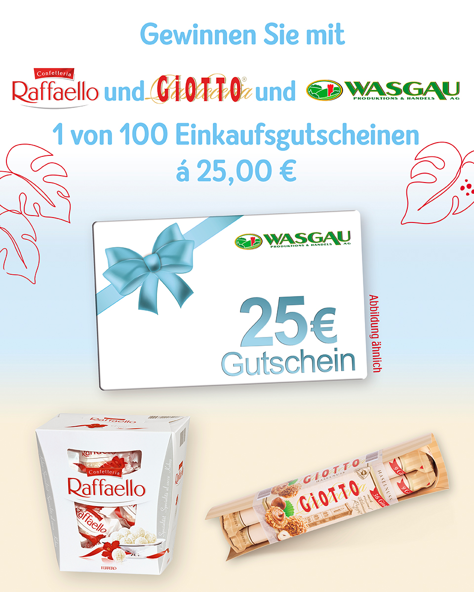 Ferrero Gewinnspiel mit Wasgau
