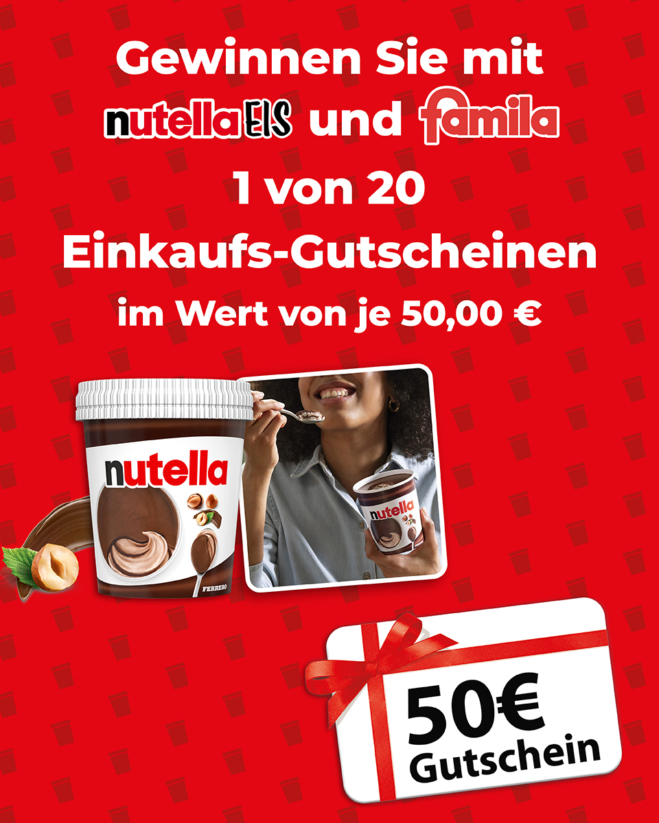 Ferrero Gewinnspiel mit Famila