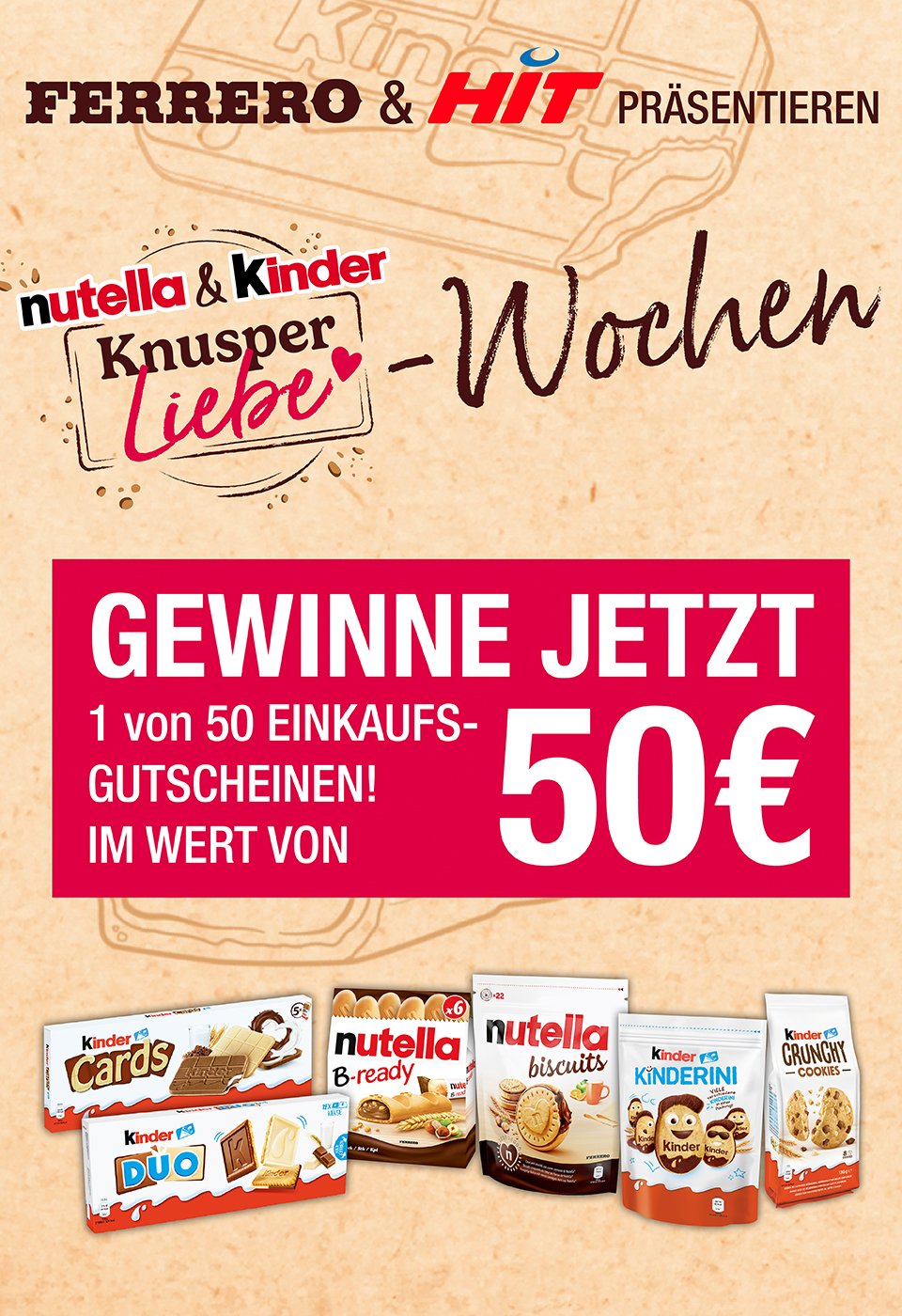 Ferrero Gewinnspiel mit Hit