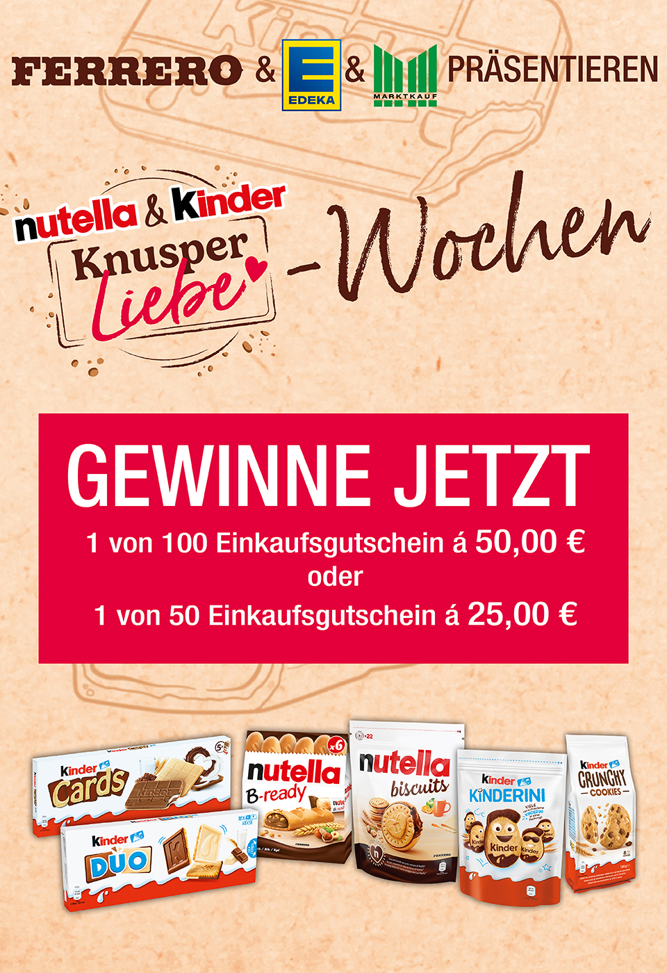 Ferrero Gewinnspiel mit Edeka