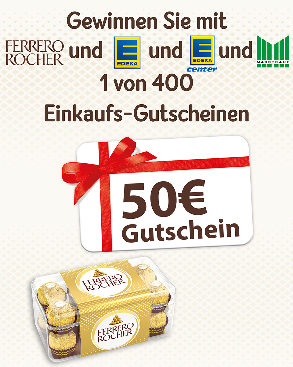 Ferrero Gewinnspiel mit Edeka