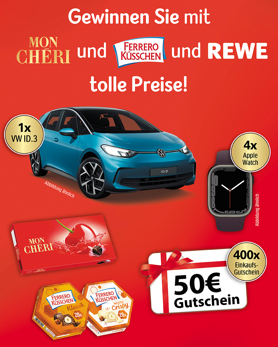 Ferrero Gewinnspiel mit Rewe