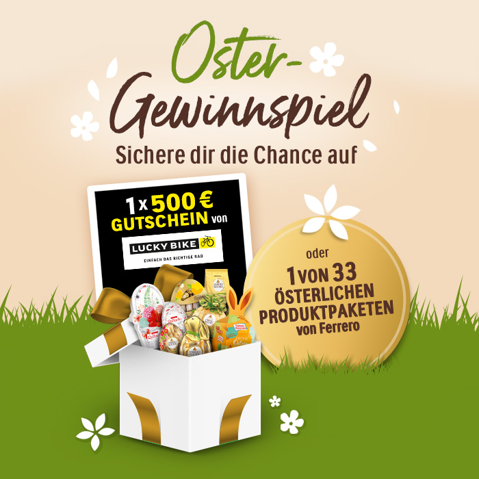 Mach mit beim Ferrero Gewinnspiel