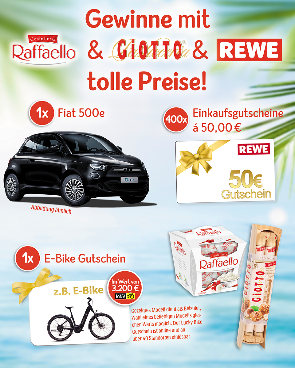 Ferrero Gewinnspiel mit Rewe