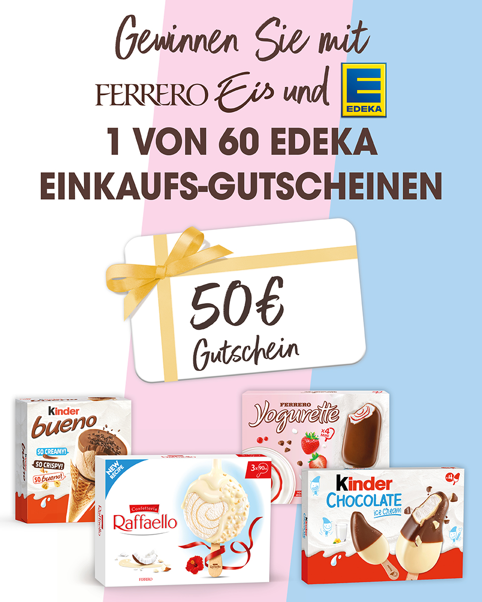 Ferrero Gewinnspiel mit Edeka