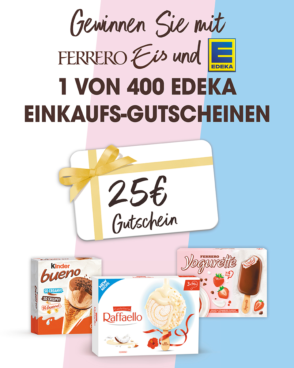 Ferrero Gewinnspiel mit Edeka
